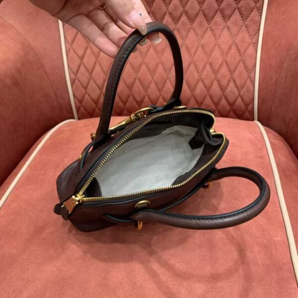 MIUMIU Aventure nappa leather top-handle bag