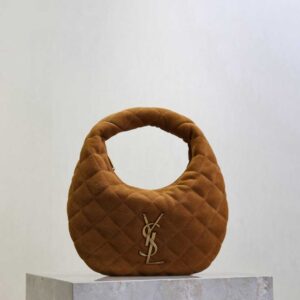 YSL ICARINO in quilted suede