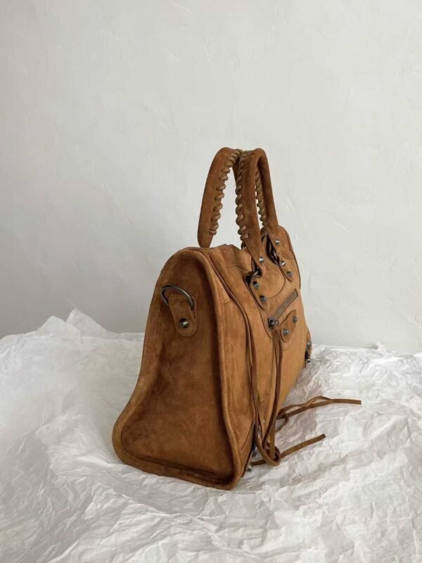 BALENCIAGA Women's Le City Bag Medium in Light Espresso