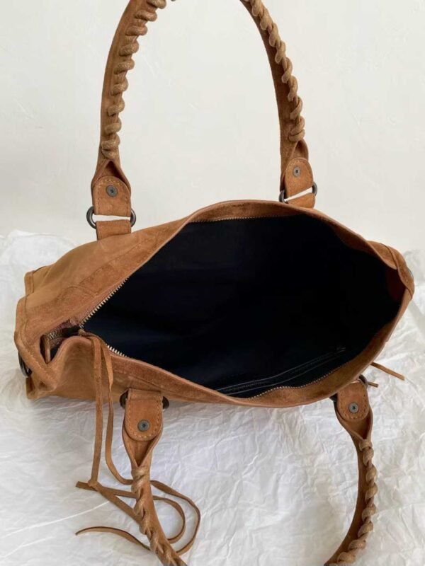 BALENCIAGA Women's Le City Bag Medium in Light Espresso