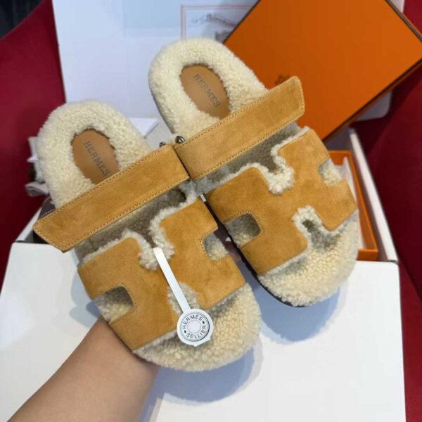 HERMES Second uncle Mao slippers