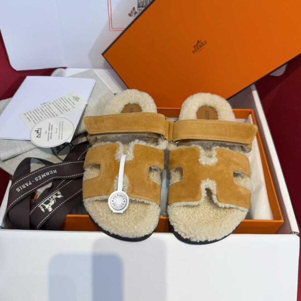 HERMES Second uncle Mao slippers