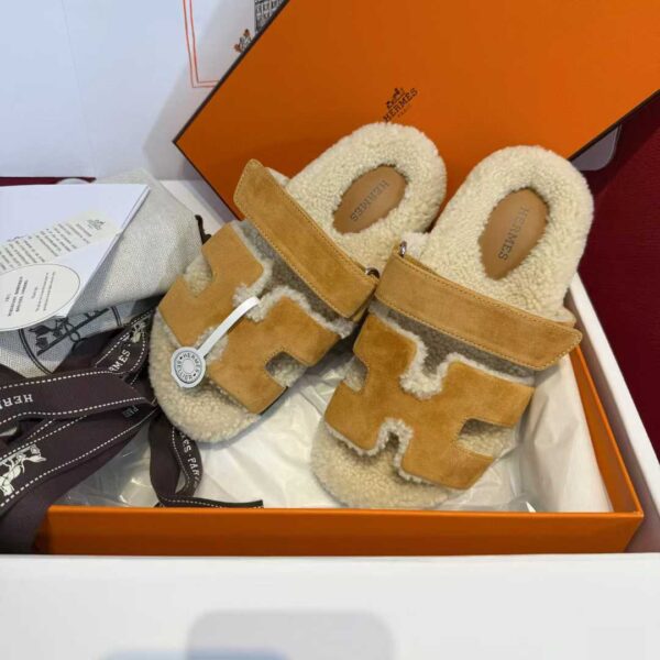 HERMES Second uncle Mao slippers