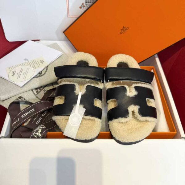 HERMES Second uncle Mao slippers