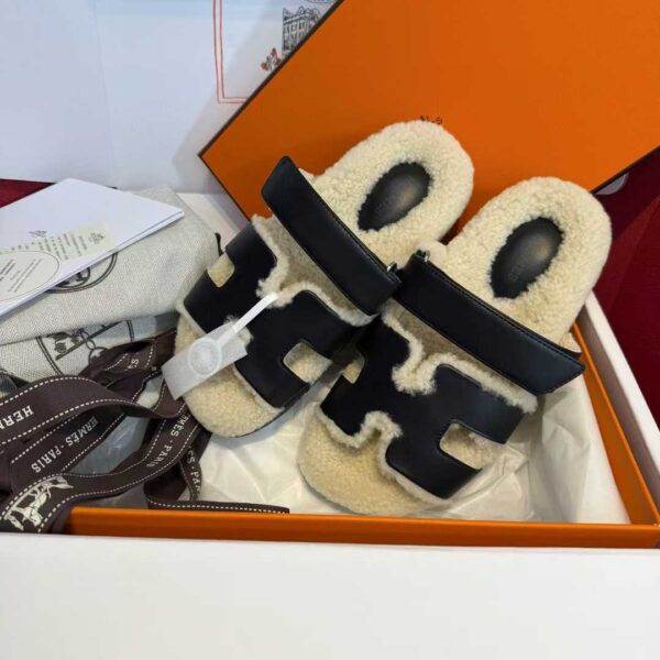 HERMES Second uncle Mao slippers