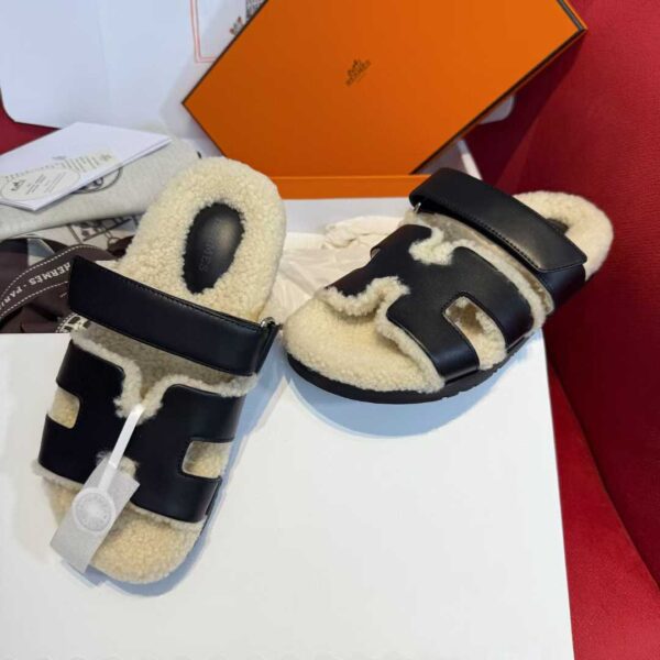 HERMES Second uncle Mao slippers
