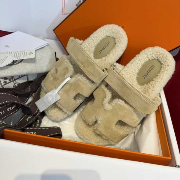 HERMES Second uncle Mao slippers