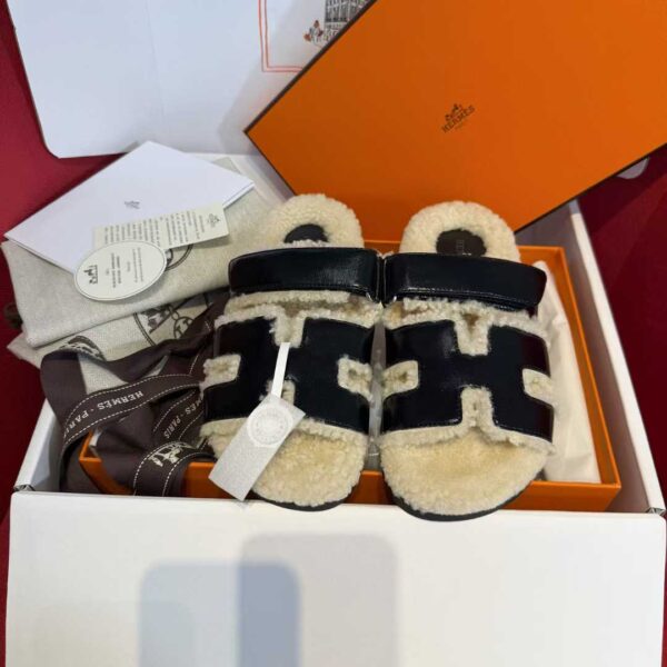 HERMES Second uncle Mao slippers