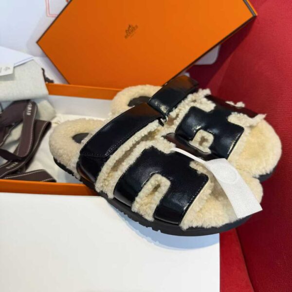 HERMES Second uncle Mao slippers