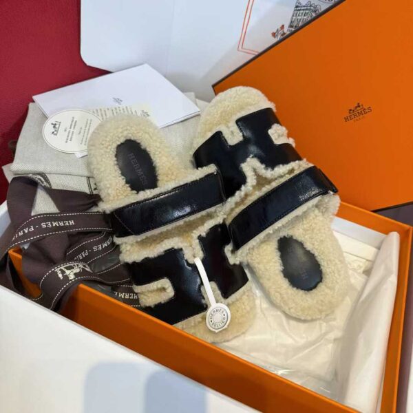 HERMES Second uncle Mao slippers