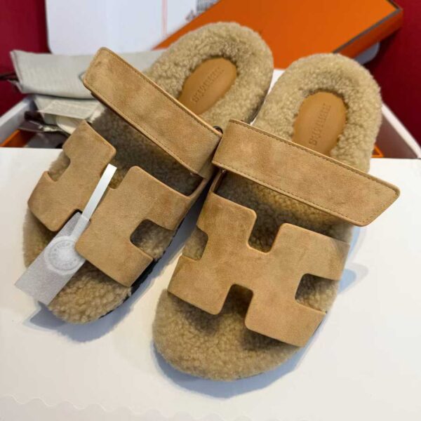 HERMES Second uncle Mao slippers