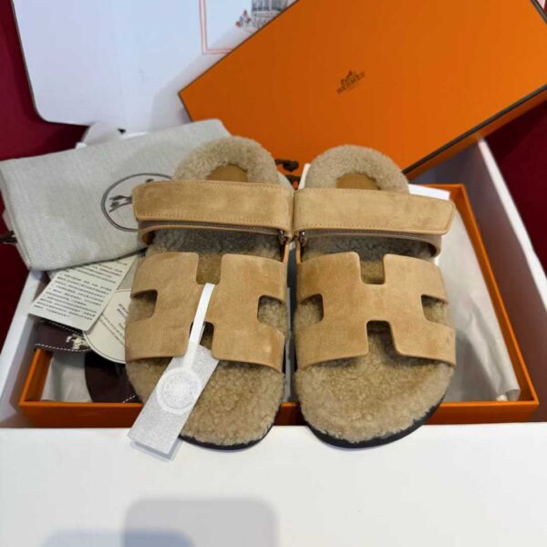 HERMES Second uncle Mao slippers