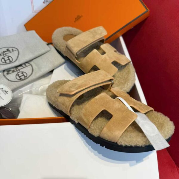 HERMES Second uncle Mao slippers