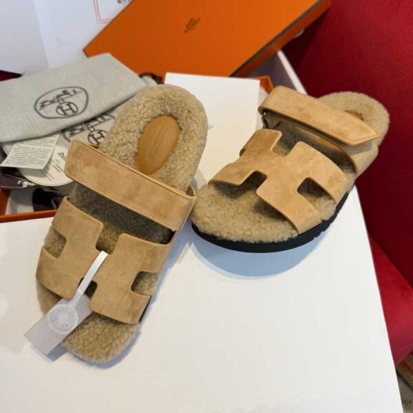 HERMES Second uncle Mao slippers