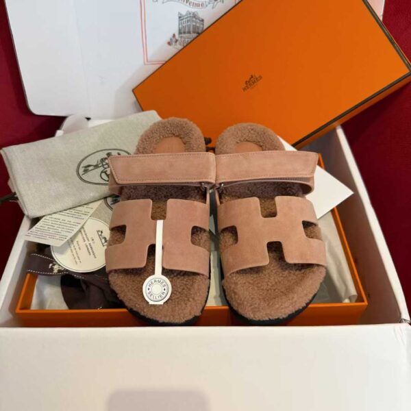 HERMES Second uncle Mao slippers