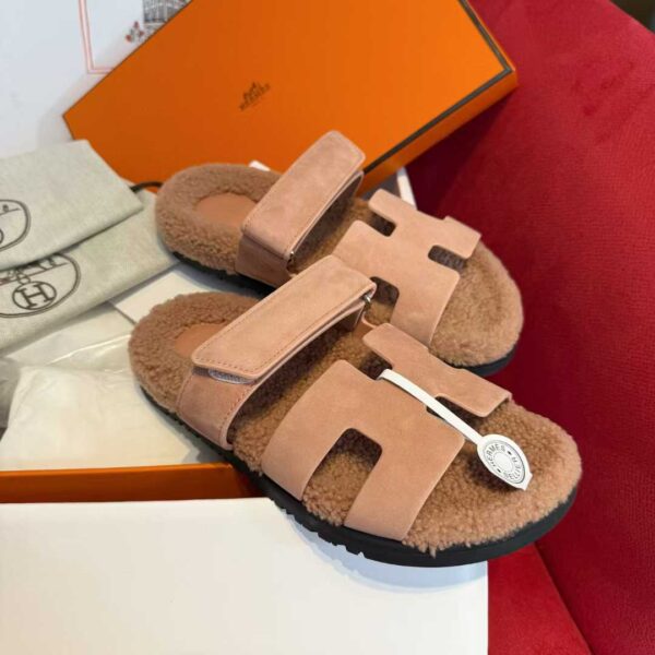 HERMES Second uncle Mao slippers