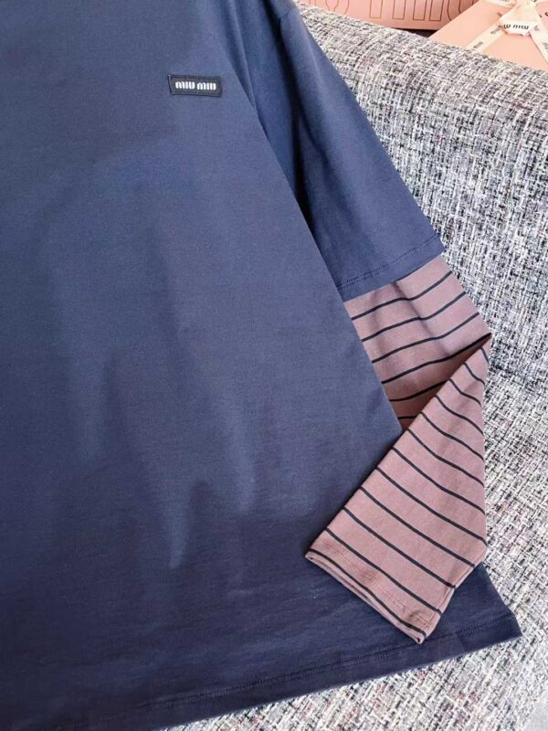 MIUMIU Striped T-shirt