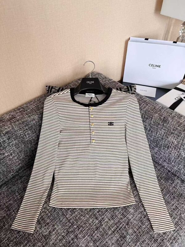 CELINE  Striped T-shirt