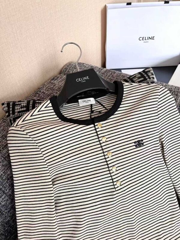 CELINE  Striped T-shirt