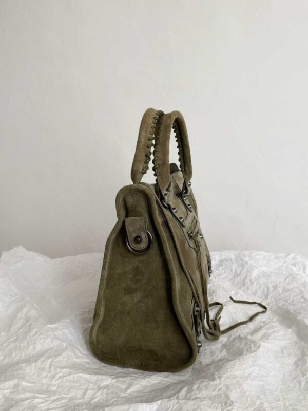 BALENCIAGA Women's Le City Bag Medium in Khaki