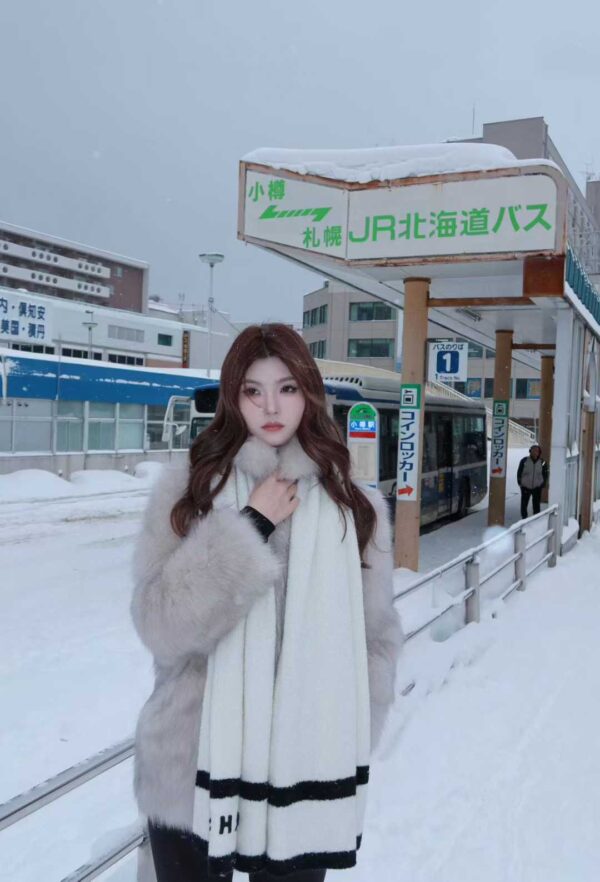 CHANEL Scarf two piece set