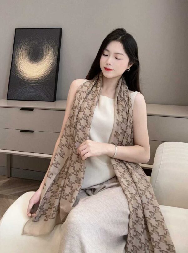 CELINE Arc de Triomphe scarf