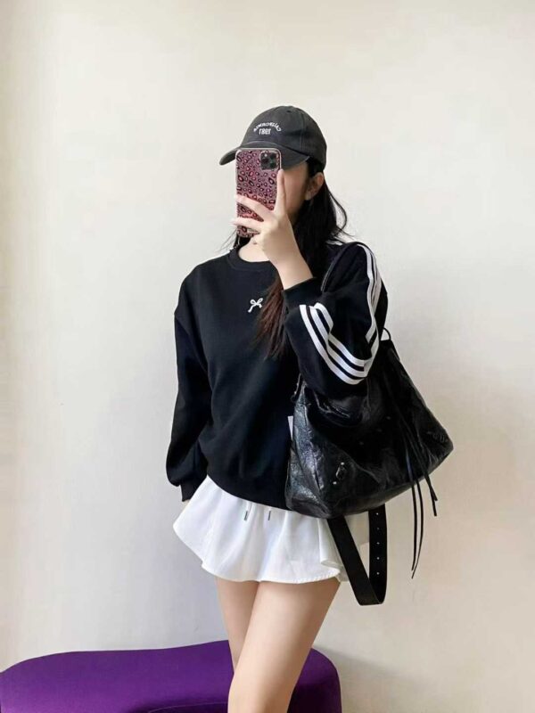 Balenciaga Women's Le City Pouch On Strap in Black