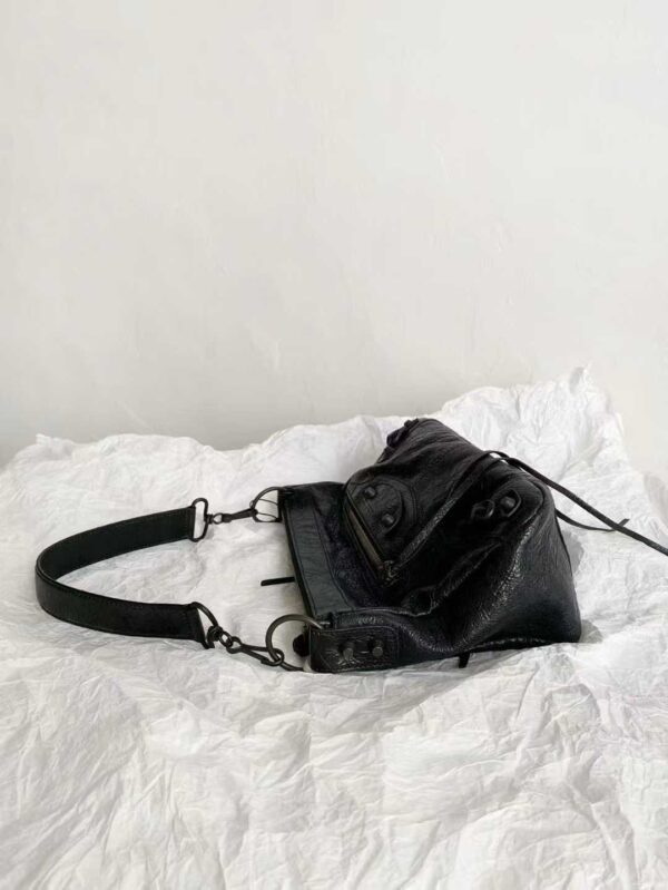 Balenciaga Women's Le City Pouch On Strap in Black