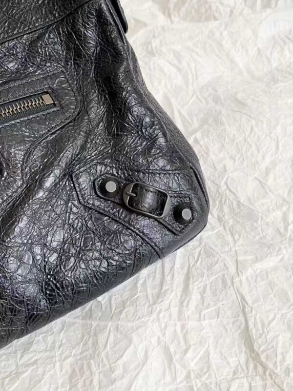 Balenciaga Women's Le City Pouch On Strap in Black