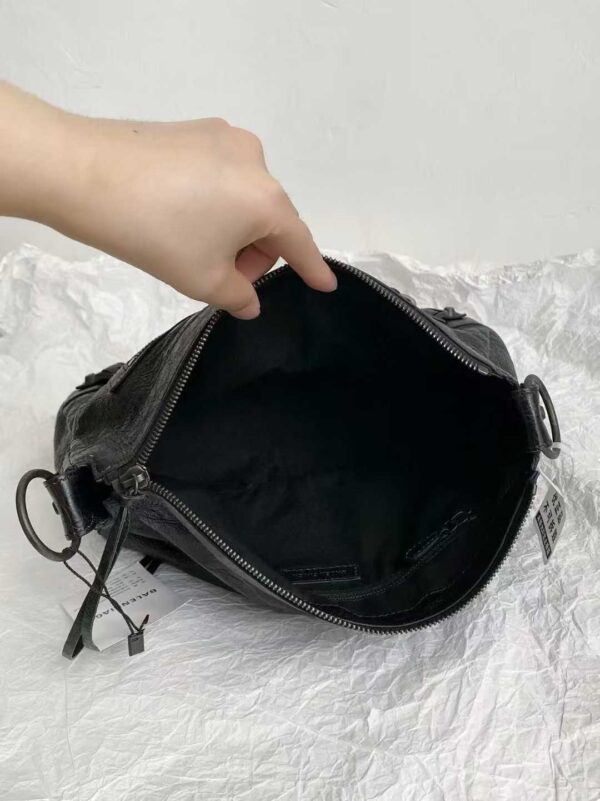 Balenciaga Women's Le City Pouch On Strap in Black