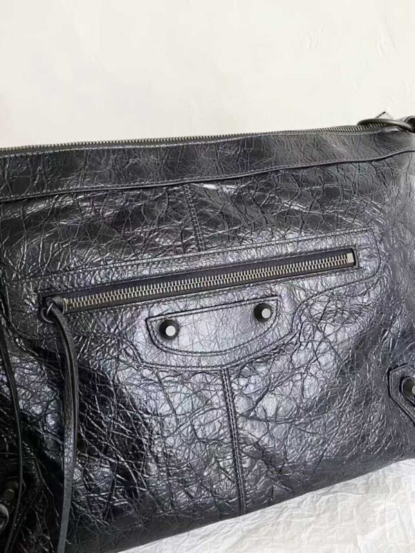 Balenciaga Women's Le City Pouch On Strap in Black