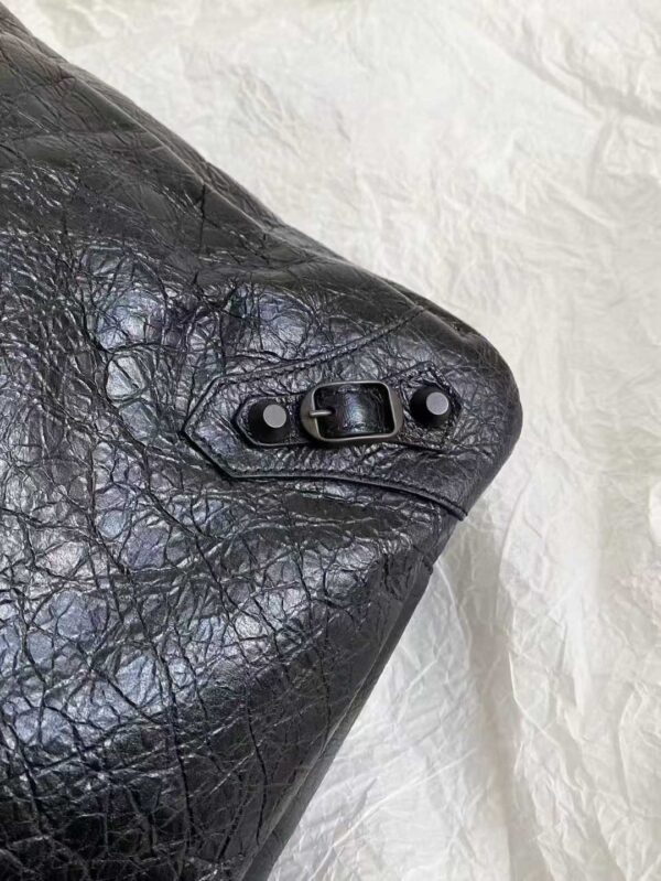 Balenciaga Women's Le City Pouch On Strap in Black