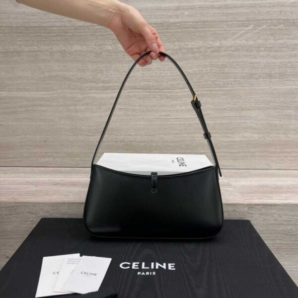 CELINE TINA SHOULDER BAG IN shiny calfskin