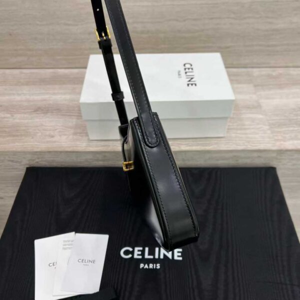 CELINE TINA SHOULDER BAG IN shiny calfskin