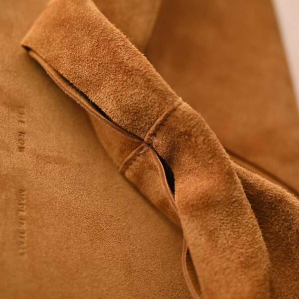 THE ROW Small Bindle Suede handbag