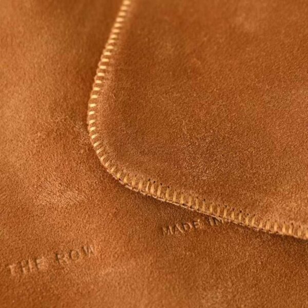 THE ROW Small Bindle Suede handbag