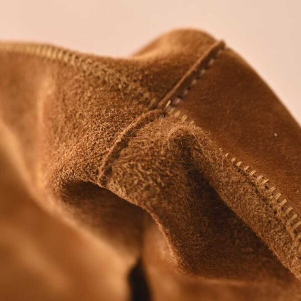 THE ROW Small Bindle Suede handbag