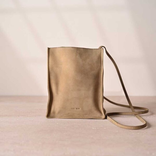 THE ROW To Go Tote Front suede