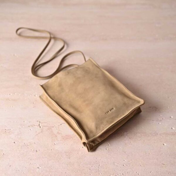 THE ROW To Go Tote Front suede