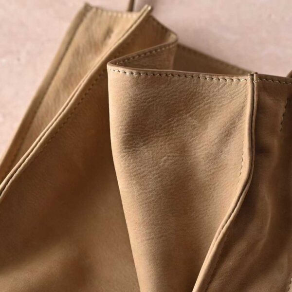 THE ROW To Go Tote Front suede