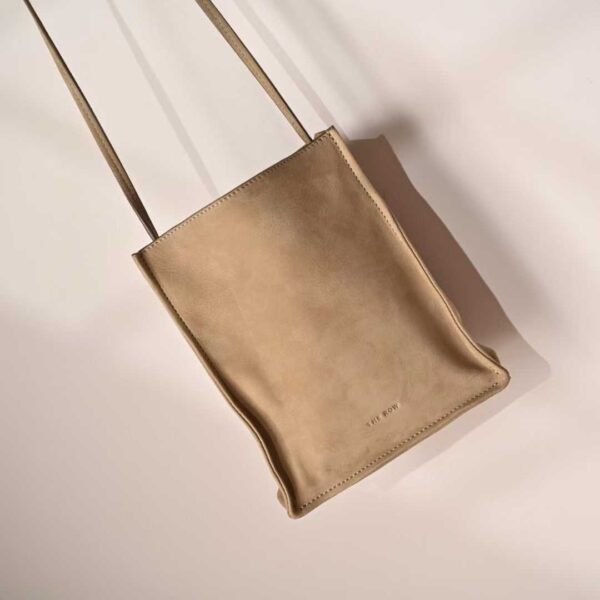 THE ROW To Go Tote Front suede