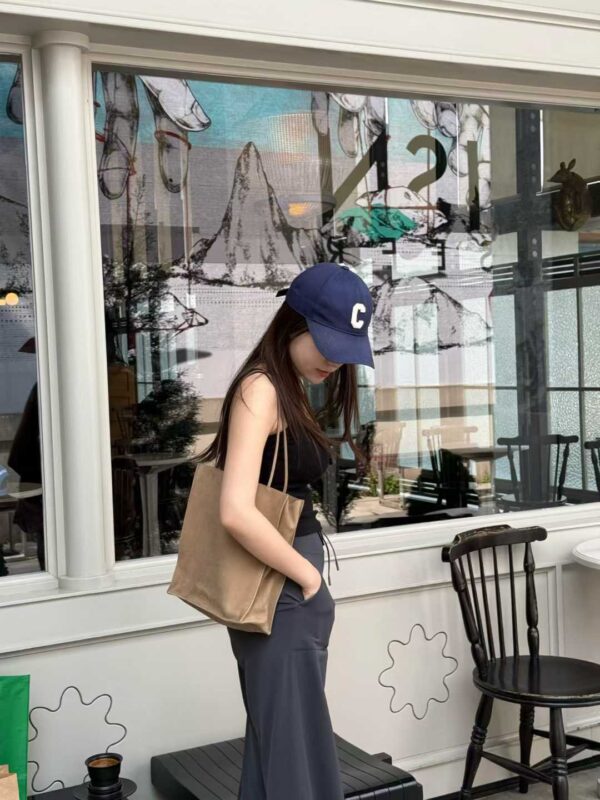 THE ROW To Go Tote Front suede