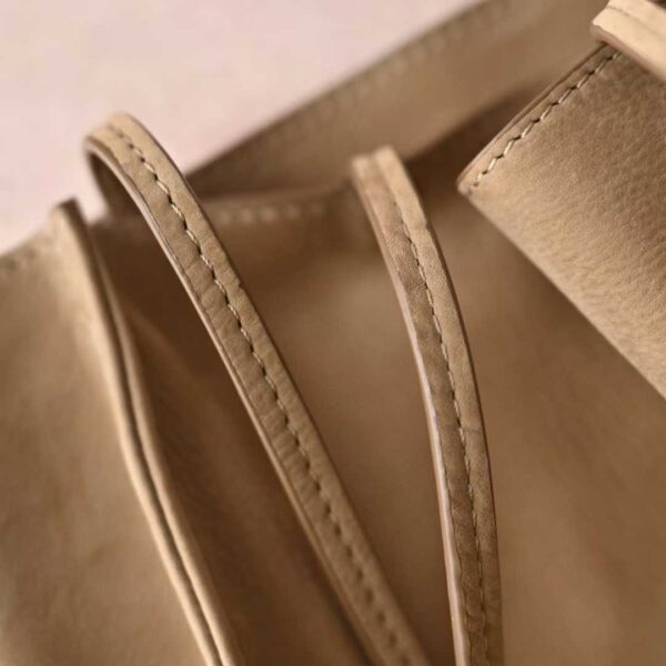 THE ROW To Go Tote Front suede