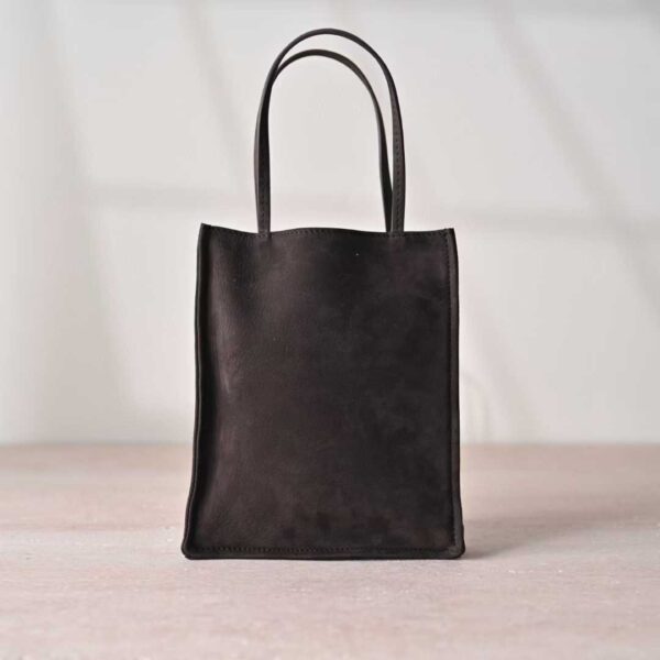 THE ROW To Go Tote Front suede