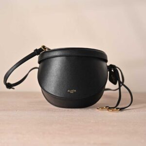 ALAIA HIP EAST WEST BAG IN GOATSKIN