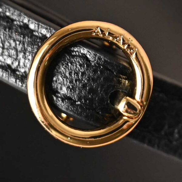 ALAIA HIP EAST WEST BAG IN GOATSKIN