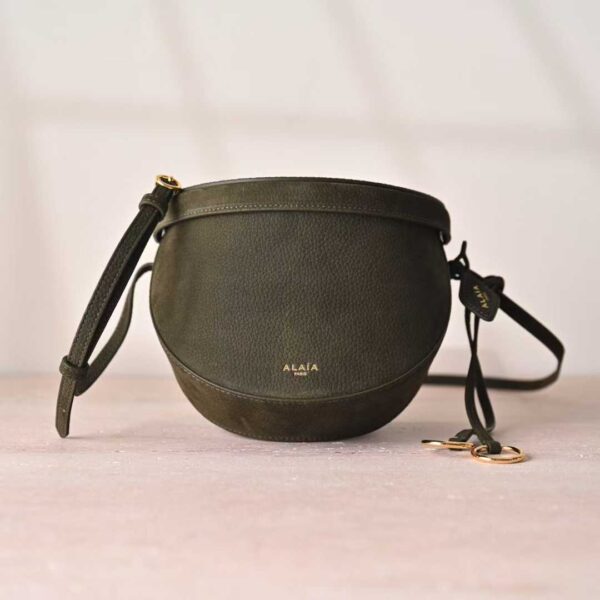 ALAIA HIP EAST WEST BAG IN GOATSKIN