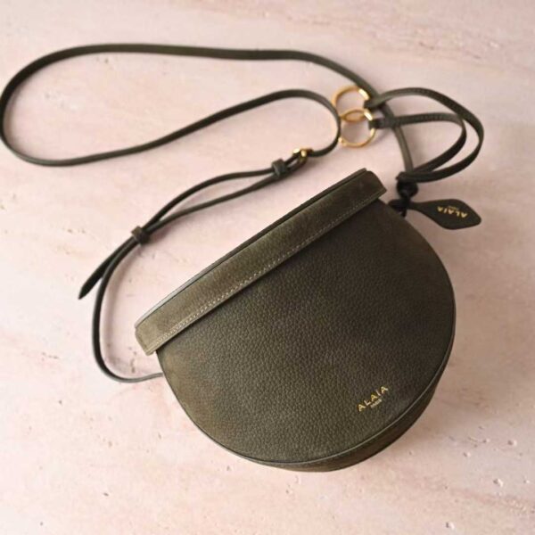 ALAIA HIP EAST WEST BAG IN GOATSKIN