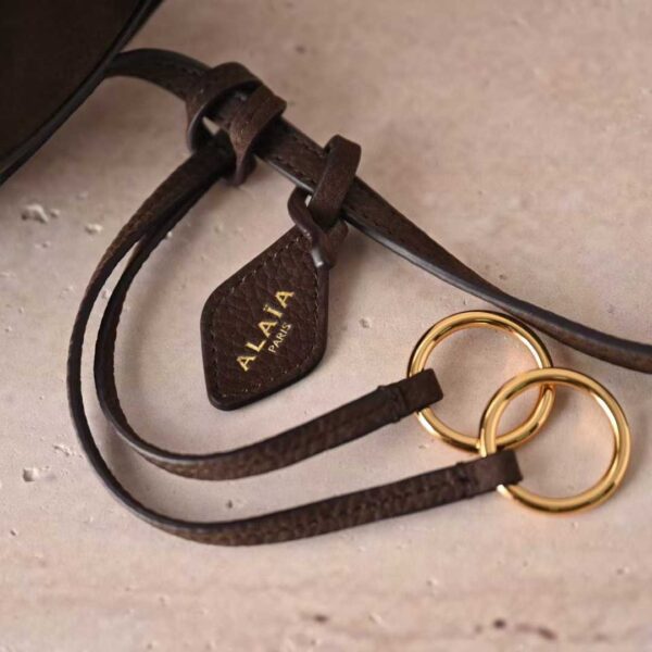 ALAIA HIP EAST WEST BAG IN GOATSKIN