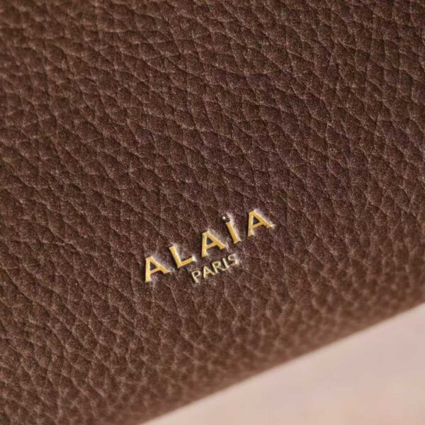 ALAIA LE CLICK SMALL SQUARE BAG IN NUBUCK